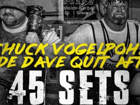 LISTEN: Table Talk Podcast Clip — Chuck Vogelpohl Made Dave Quit After 45 Sets