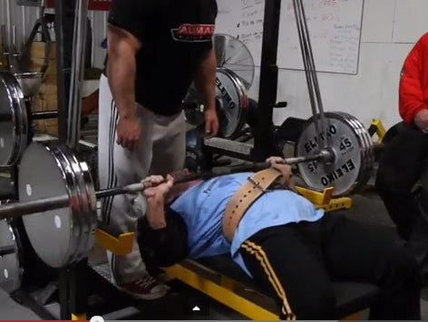 Elitefts™ Reverse Band Bench Press Drop Set with Forced Negative