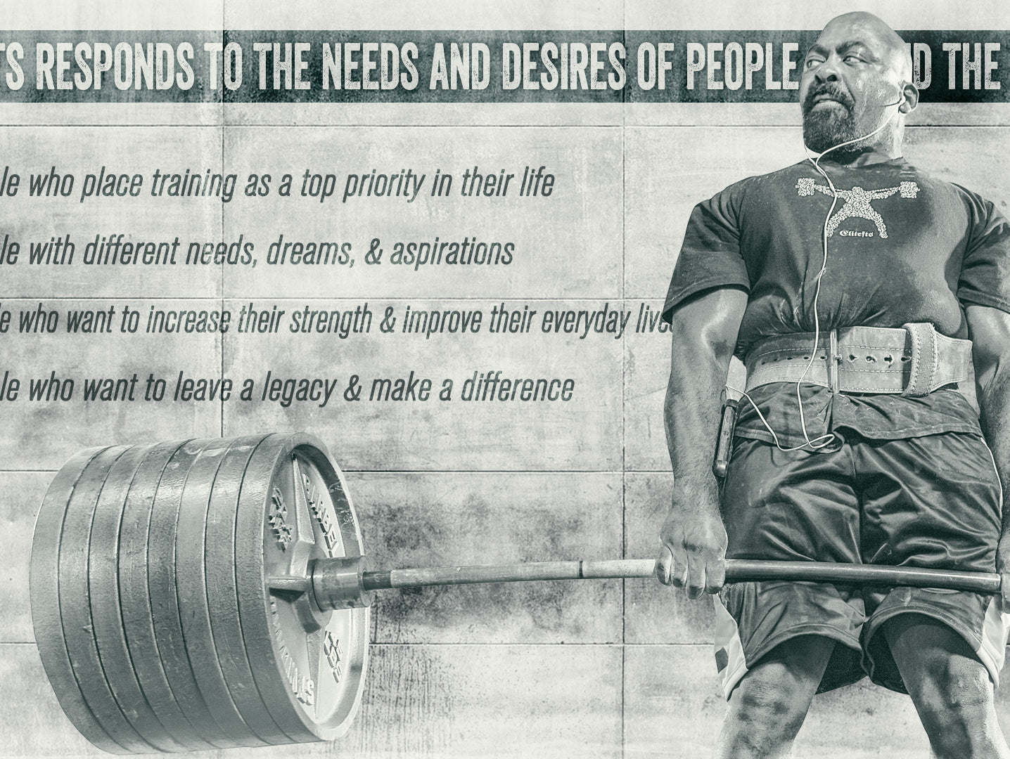 It's More Than Lifting...