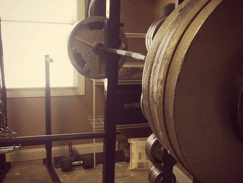 Transitioning from a High Bar Squat to a Lower Bar Squat. Also Front Squats and More in the Home Garage Gym.