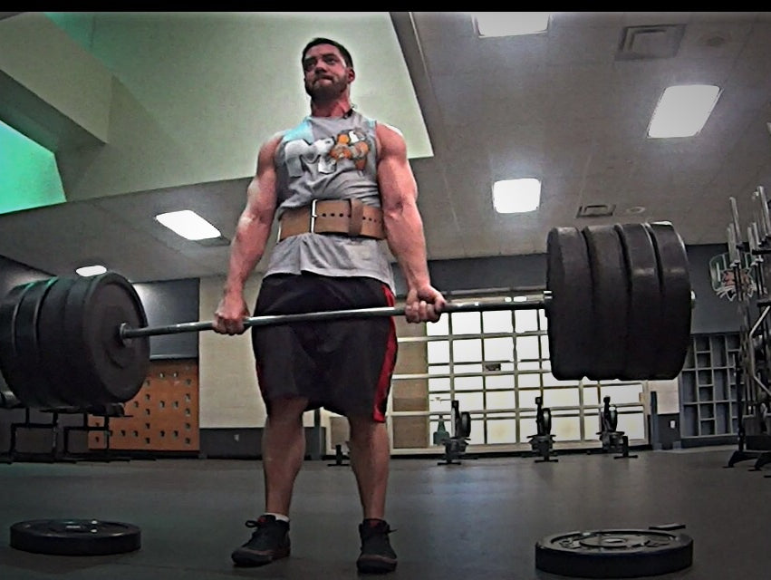 Gear-deficient Box Squat Reps & Block Pulls