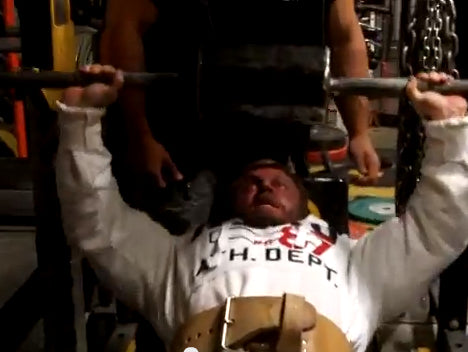 Incline Press with Shoulder Saver Bar