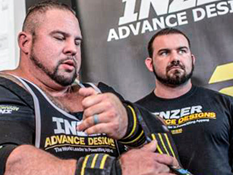 brian carroll putting wrist wraps on