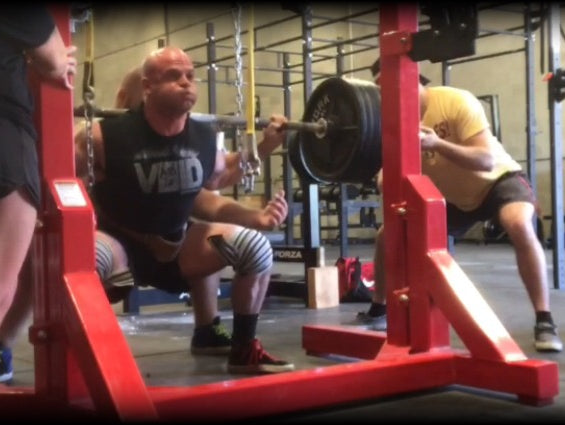 575x3 on Squats for PR Triple and OHP