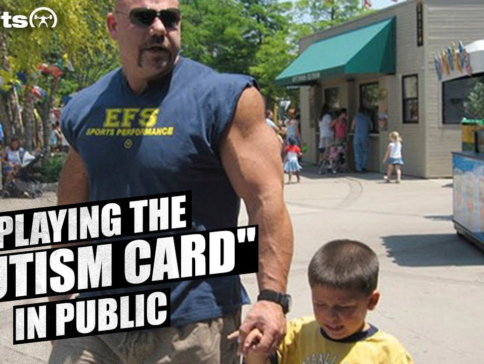 Playing the "Autism Card" in Public