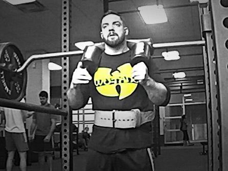 Video: SS Yoke Bar Good Mornings to Pins: 240x6 & Dead Stop Barbell Rows