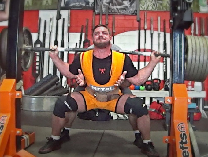 Squats in Metal Jack up to 670lbs & Better Training Organization (Video)