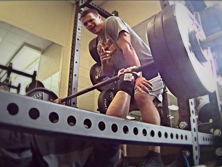 Max Effort Bench: Pause Floor Press 5x3 w/ 305lbs (Video)