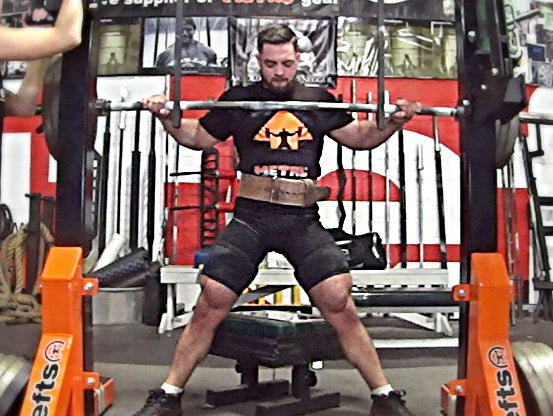 Speed Squats Wk3: 335+Avg Bands & Speed Pulls (Video)