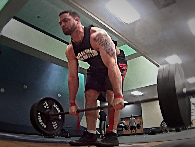 SSB Box Squats 460x3 & Straight Leg Deadlifts using Tips From Steve Goggins (Video)