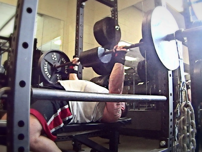 Dynamic Effort Bench Wk1: 8x3 w/ Chains, & Shoulder Saver Pad Benching