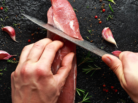 Cast-Iron Pork Tenderloin Fillet with Jasmine Rice
