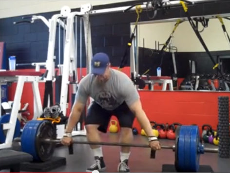 Snatch Grip Deadlift from Mats