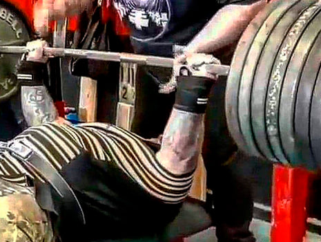 shirted bench press