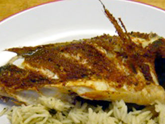 Hot Smoked Cajun Sea Bream