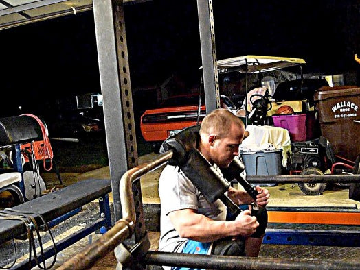 DE Lower: Spider Bar Speed Squats, Front Squats, & Stiff Leg Deads (w/VIDEO)