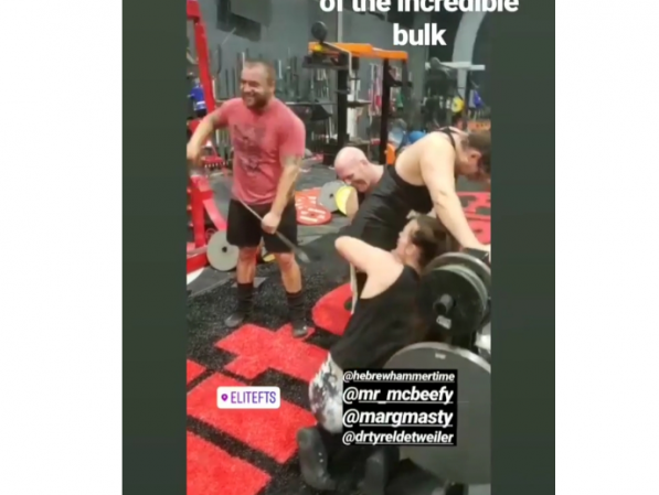 Tuesday Lower- The Incredible Bulk+Suit=?????? :( :/