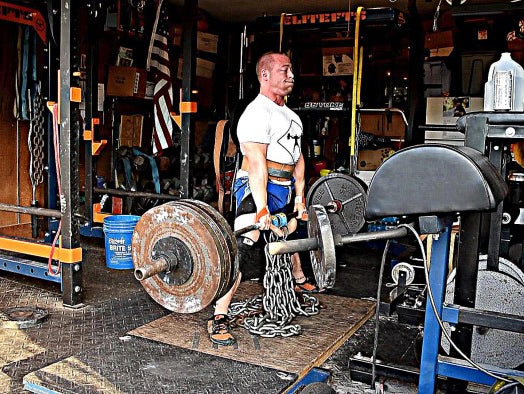 DE Lower: Cambered Bar Speed Squats, Pause Squat Cardio, Heavy Deads vs Chains (w/VIDEO)