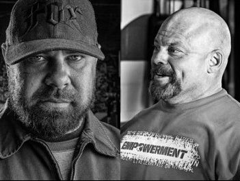 WENDLER ON ONE SHOULDER AND SELKOW ON THE OTHER