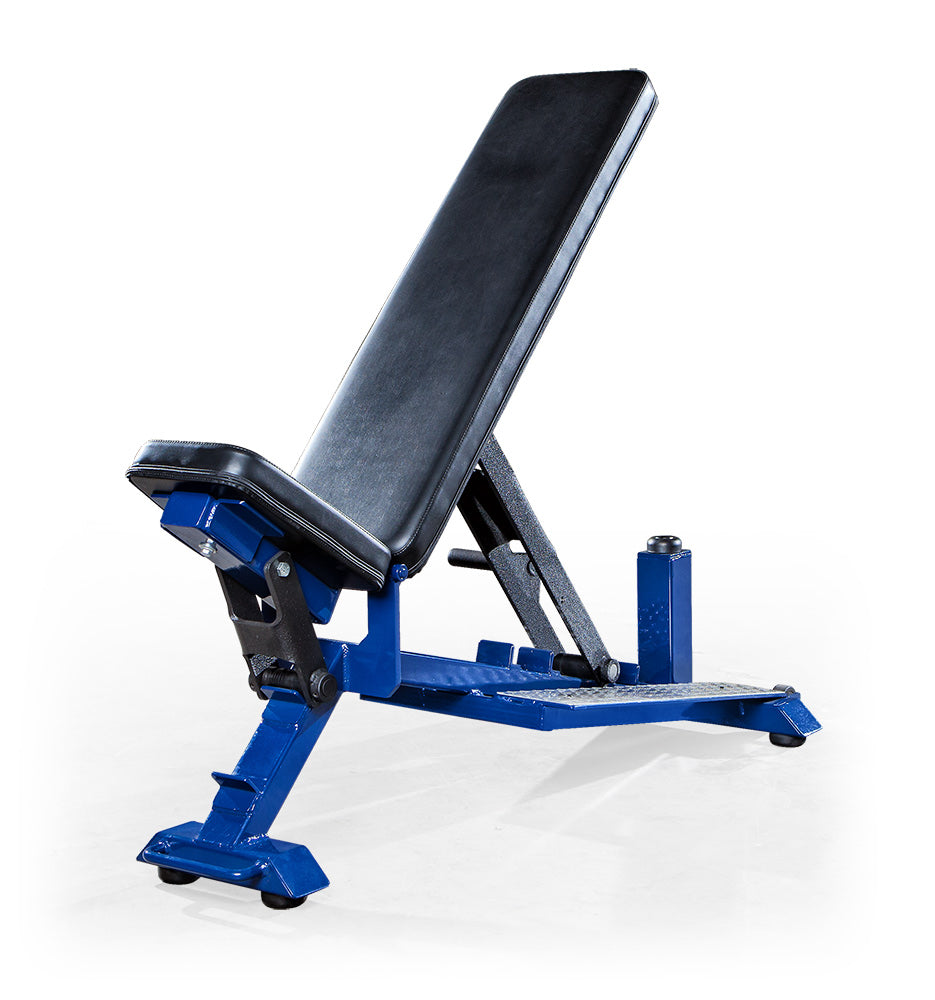 Collegiate 0-90 Bench with Spotting Steps and Kick Stand