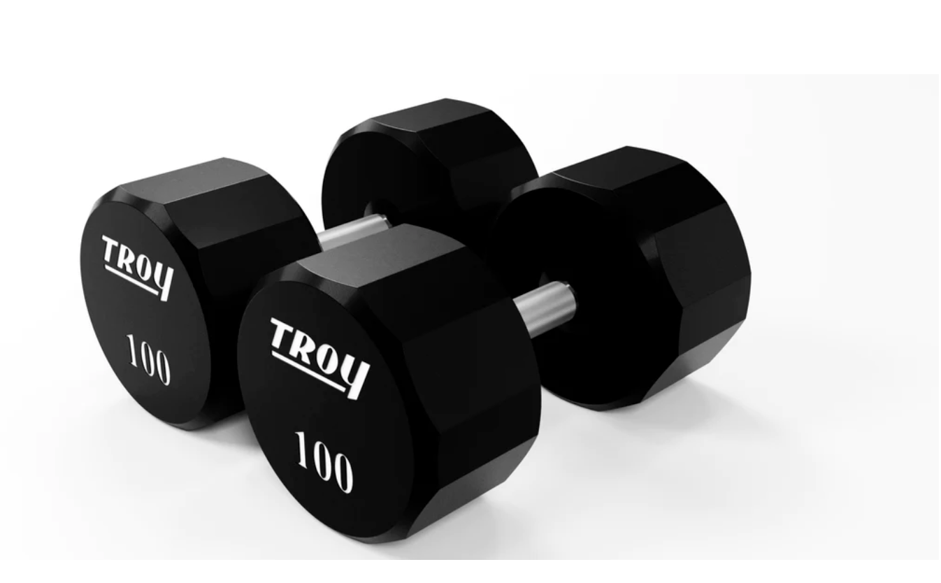 12 Sided Urethane Dumbbell 100