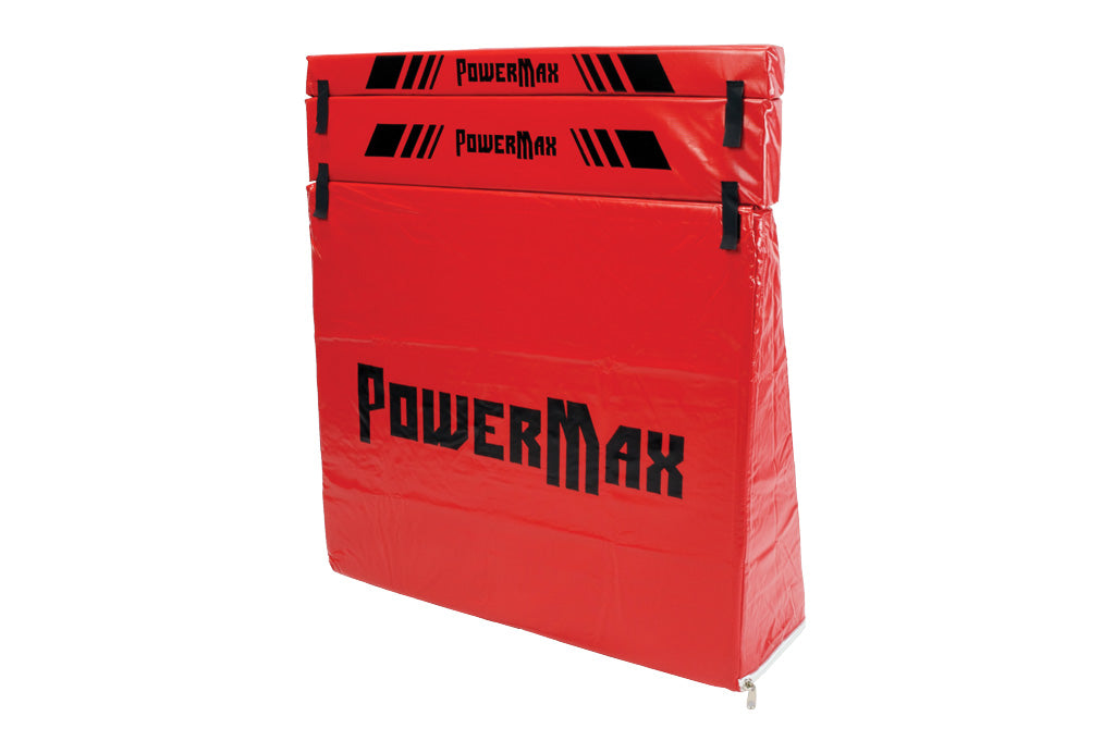 Red PowerMax mat on a white background