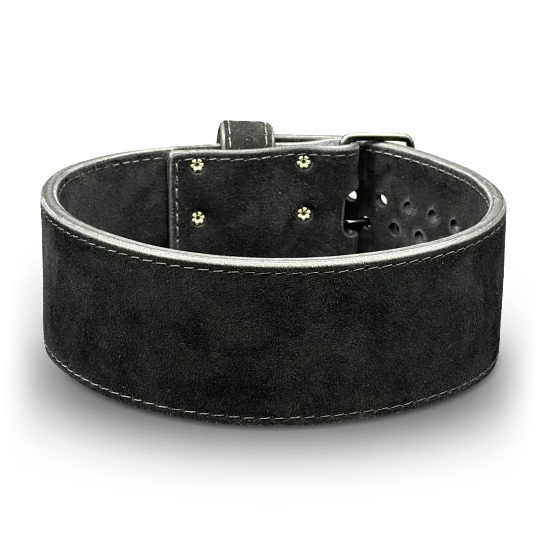4" 10MM Double Suede Pioneer Cut Powerlifting Belt
