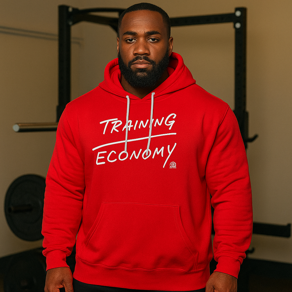 Training Economy Lightweight Hoodie red -all-groups