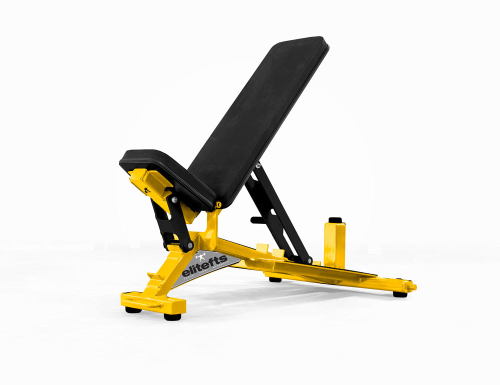 Collegiate 0-90 Bench with Spotting Steps and Kick Stand