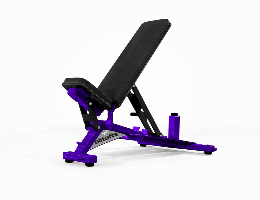 Collegiate 0-90 Bench with Spotting Steps and Kick Stand