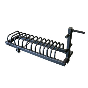 elitefts Bumper Plate Rack with Wheels 12 Plate Signature Series