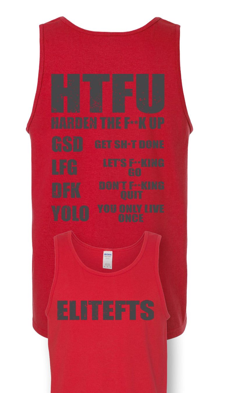 HTFU Tank Top red