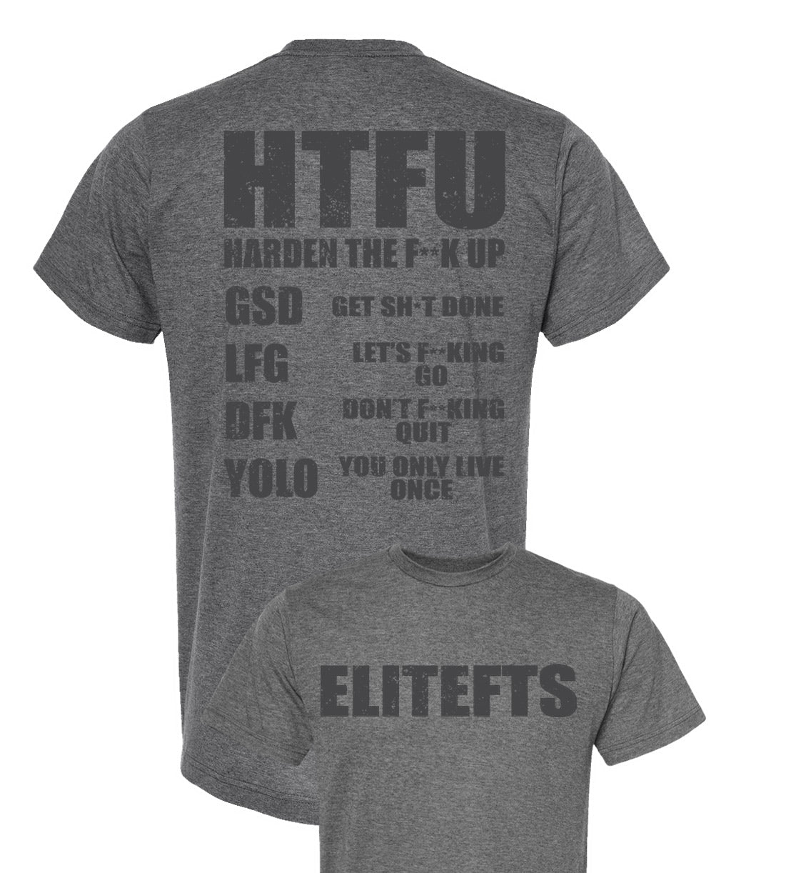 elitefts HTFU Premium T-Shirt grey