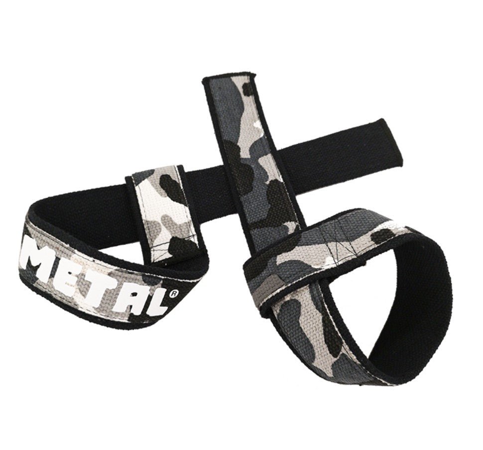 PICTURE OF Metal Black'n Grey Camo Lifting Straps