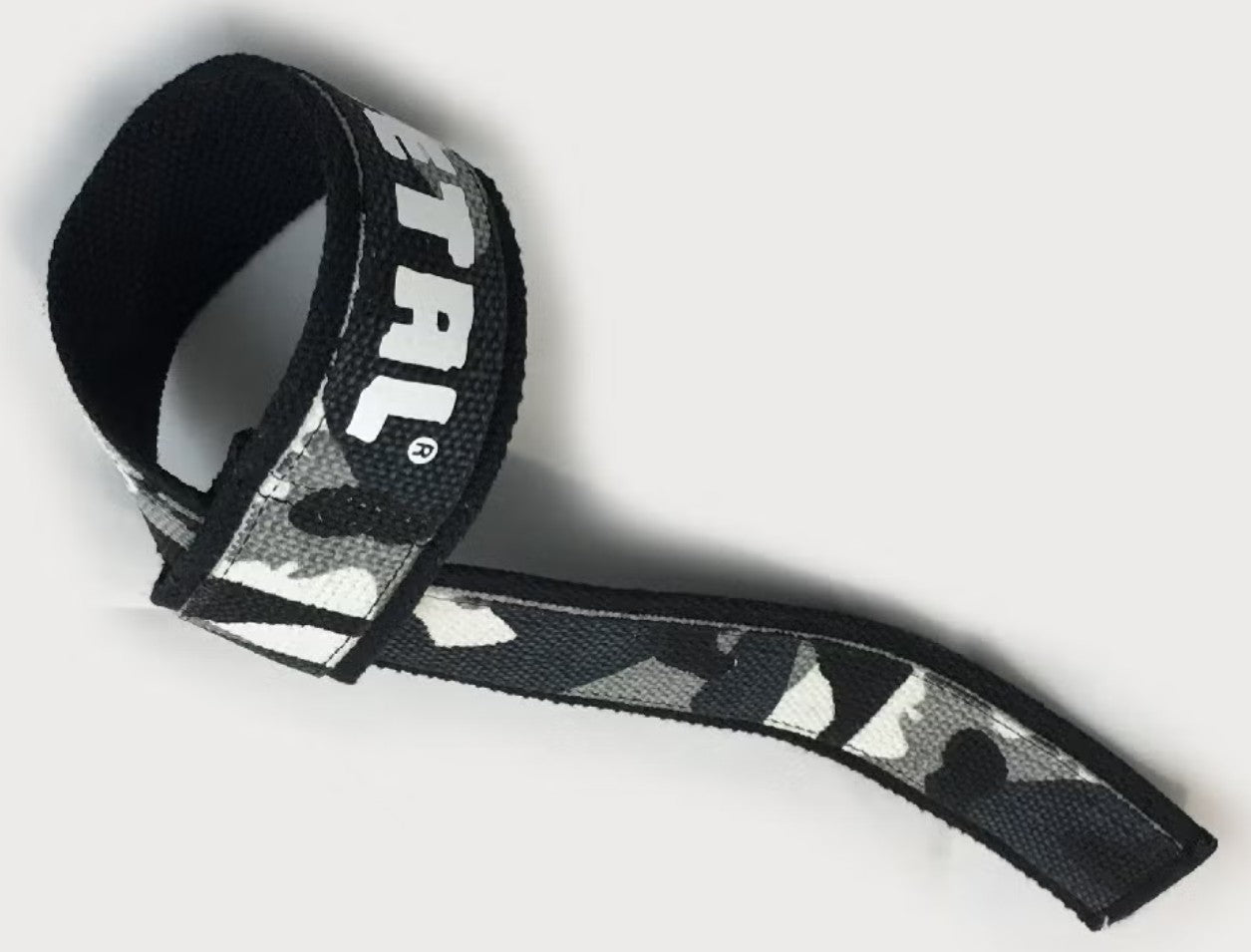 PICUTRE OF Metal Black'n Grey Camo Lifting Strap