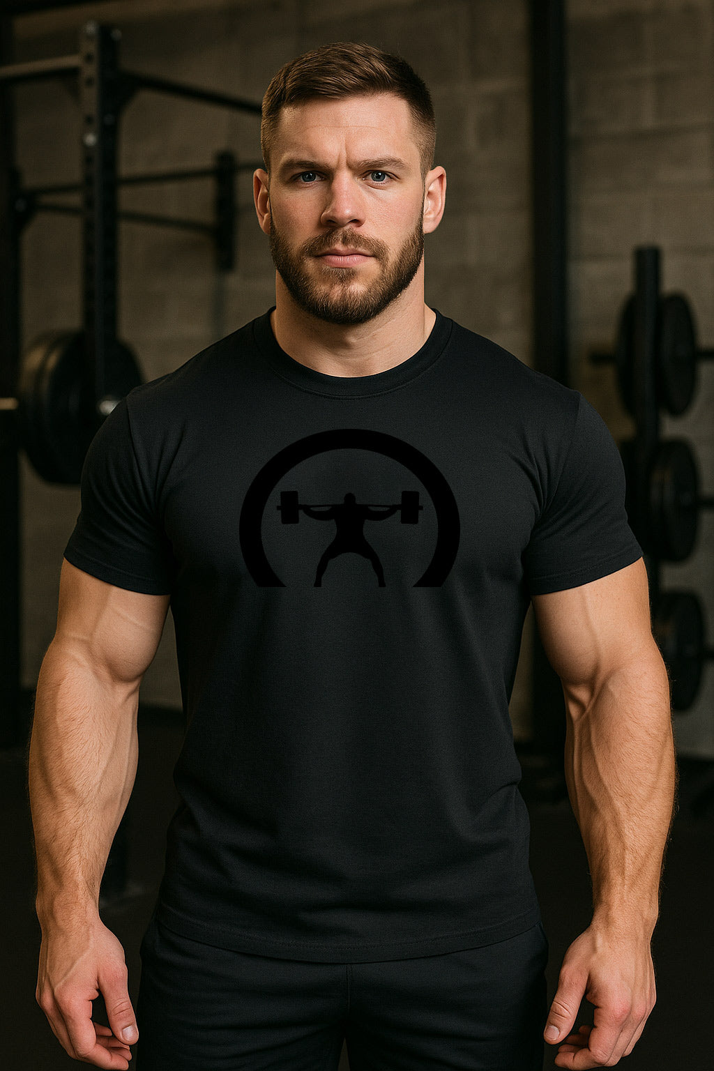 Crecent black tee - all-groups