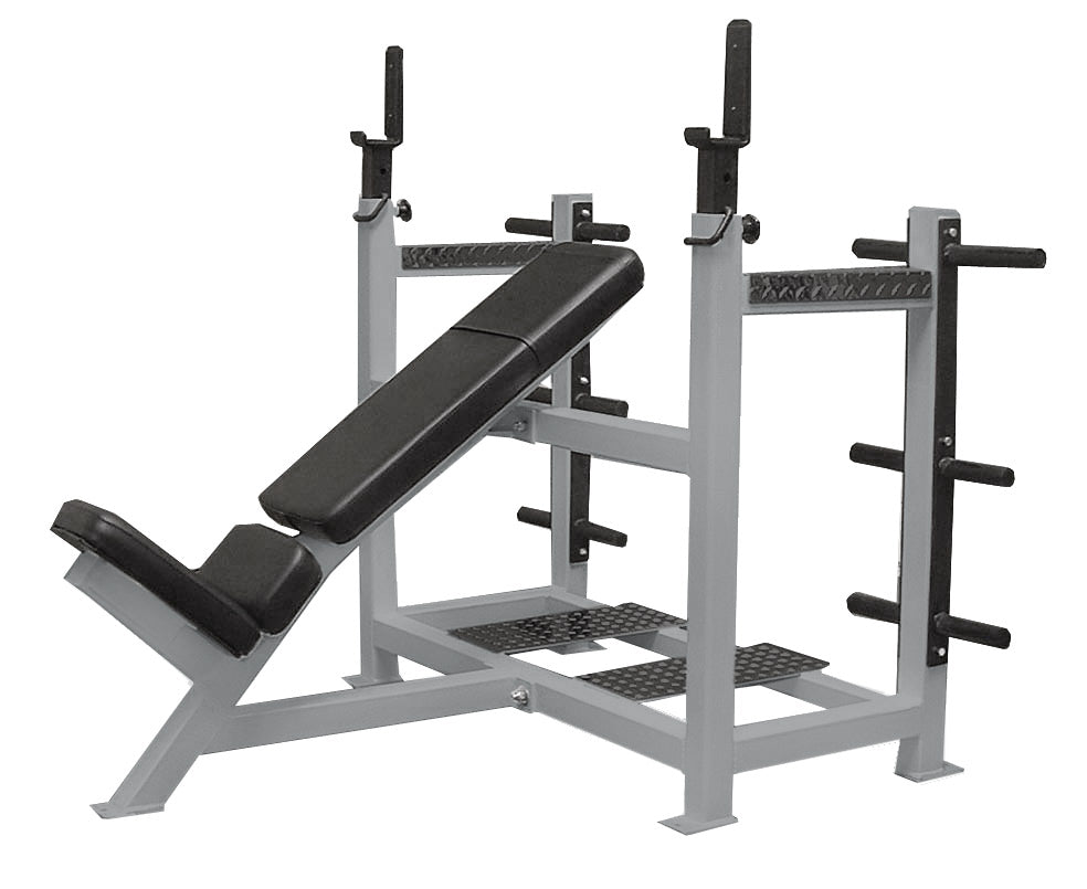 Olympic Incline Bench w/ Weight Racks