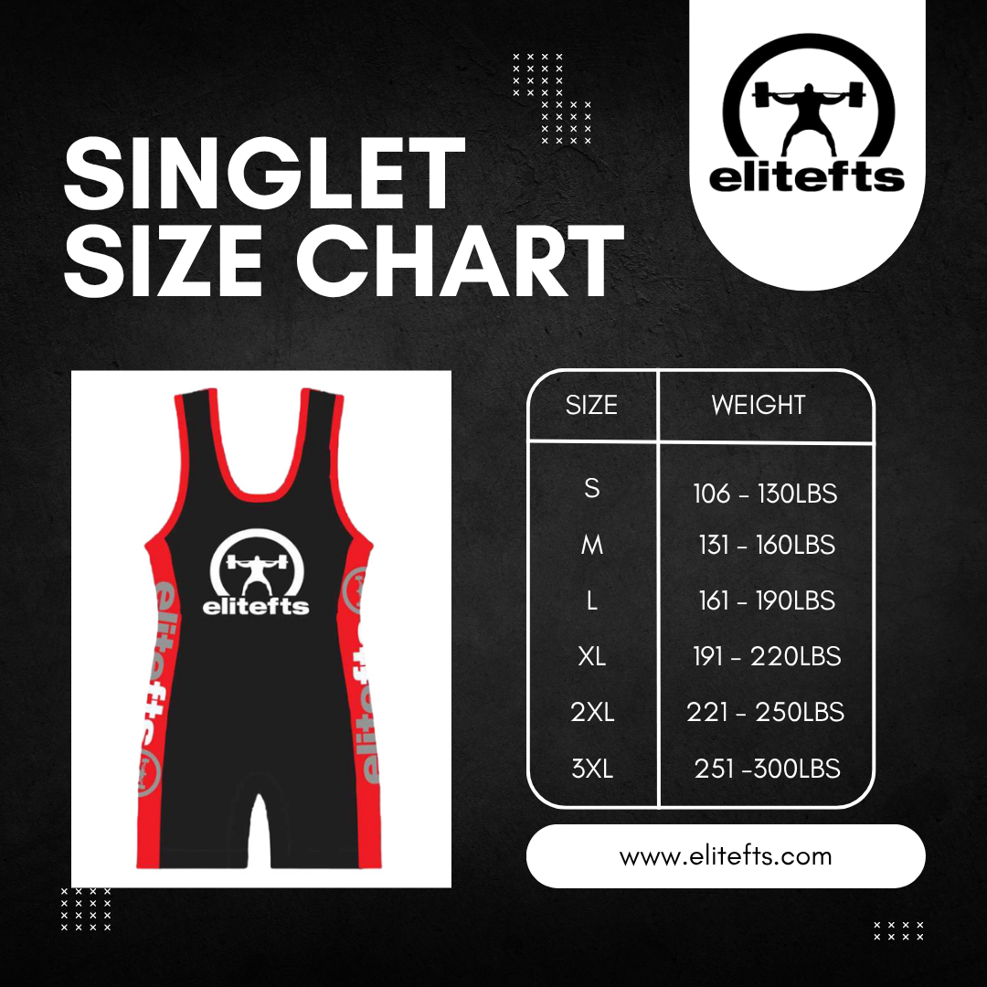 Singlet Size Chart