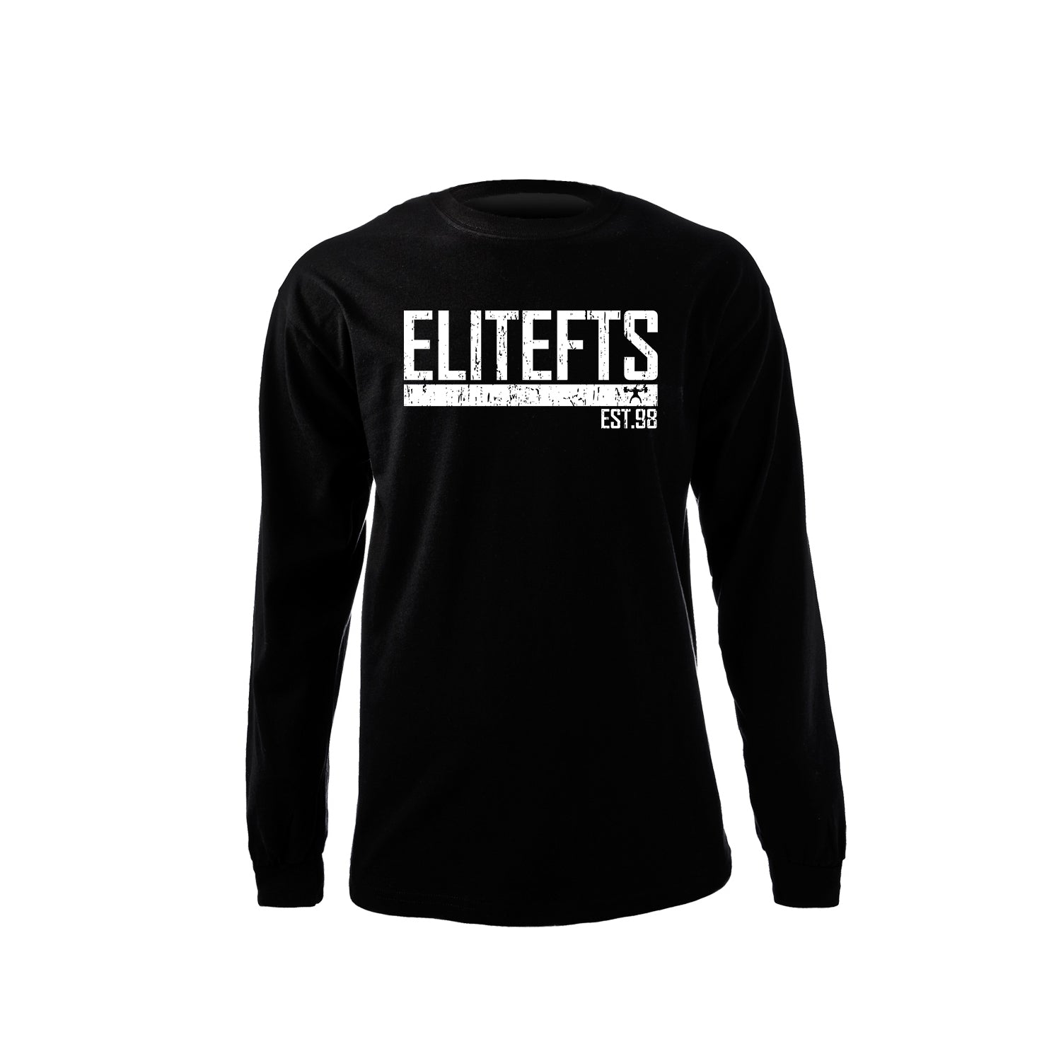 picture of elitefts Agency White Long Sleeve T-Shirt