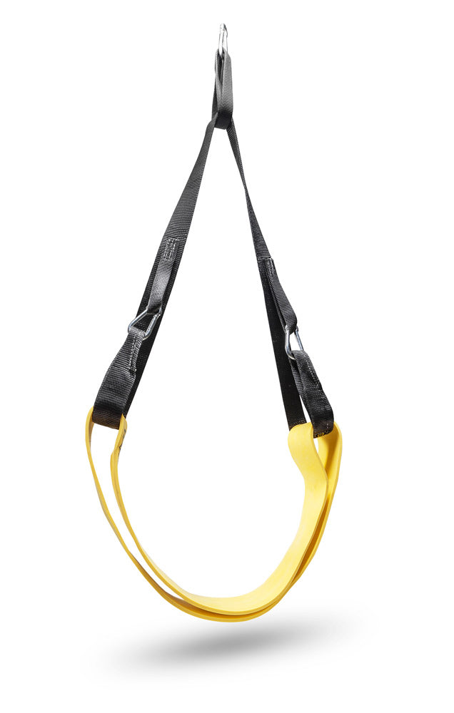 picture of big ray strap with yellow band that's not included