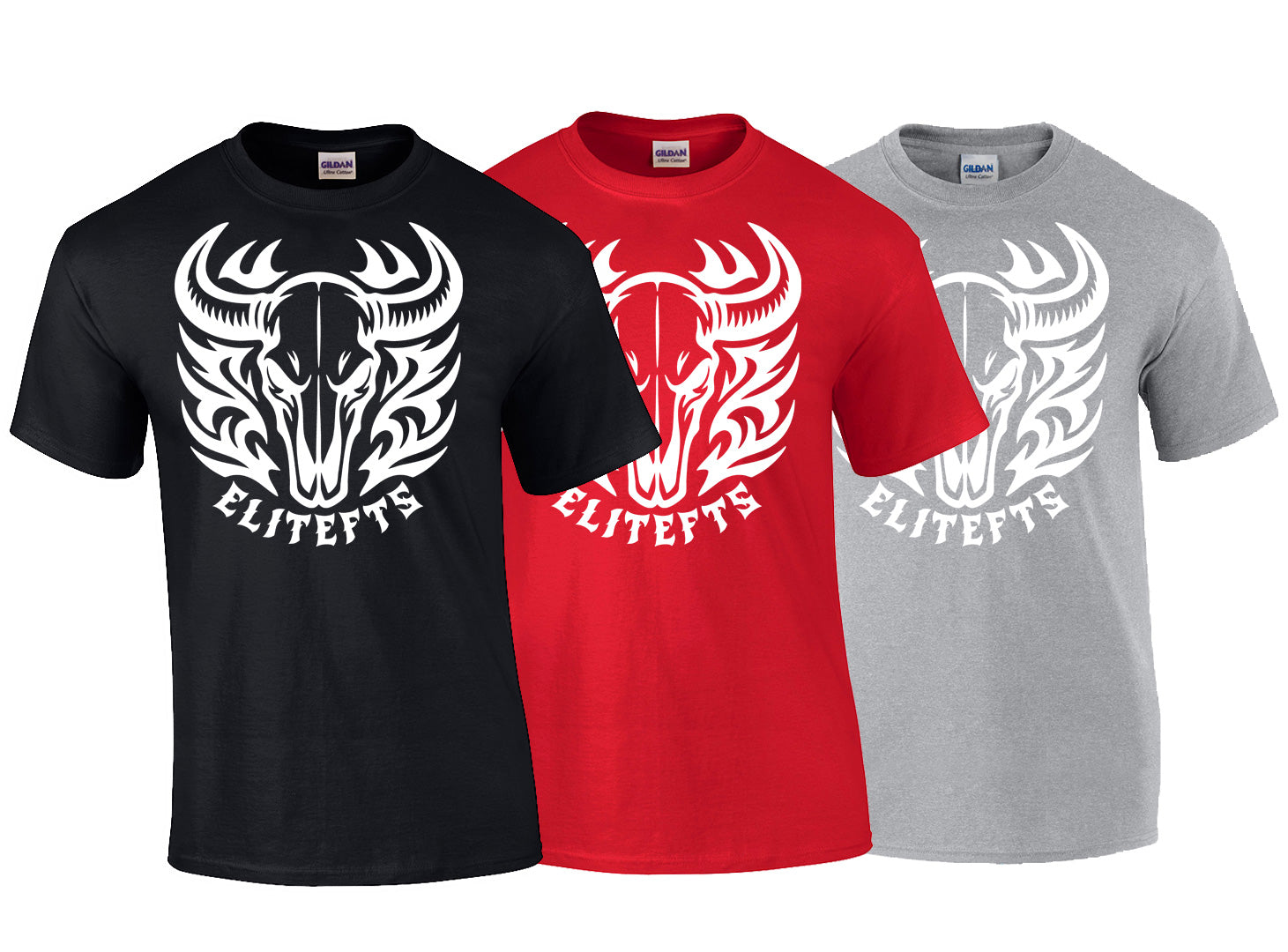 elitefts Bull Skull T-Shirt