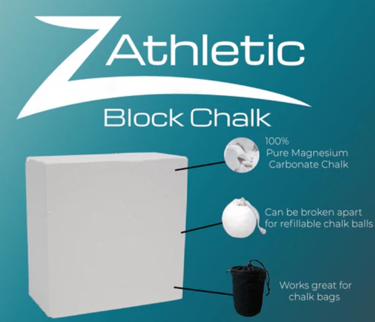 picture of gym chalk what it's made of and how it can be used