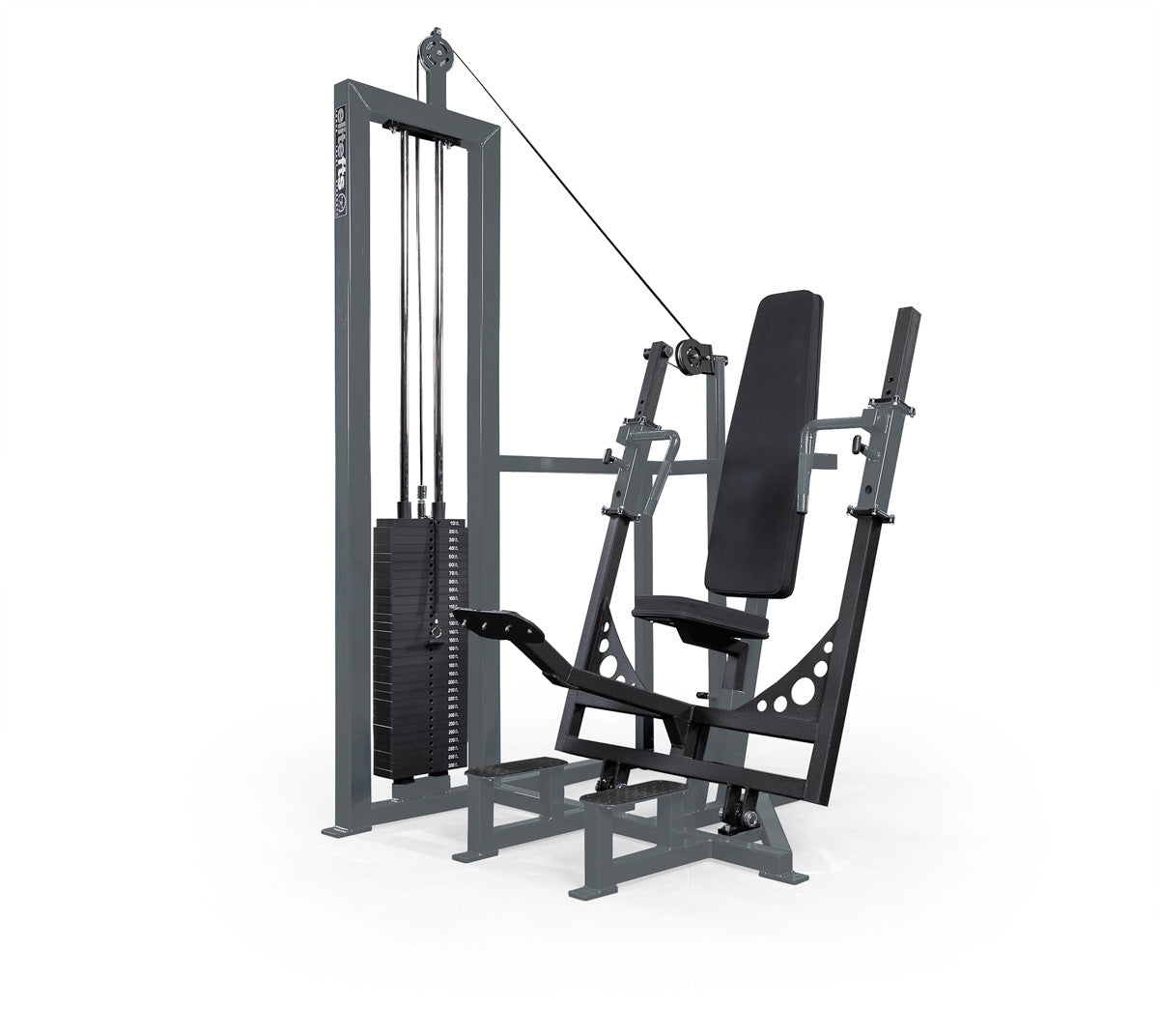 elitefts Signature Seated Chest Press w/Adjustable Handles