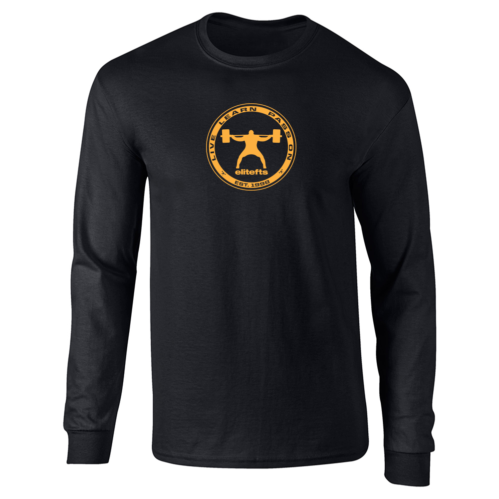 picture of elitefts Coin Long Sleeve T-Shirt black