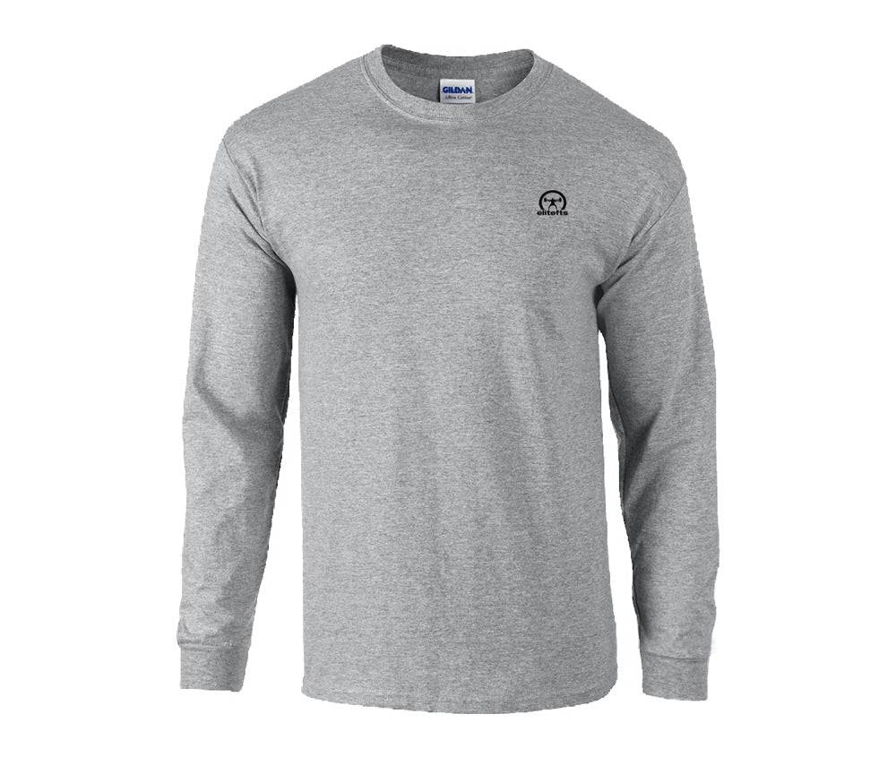 elitefts Crescent Black Small Long Sleeve T-Shirt grey