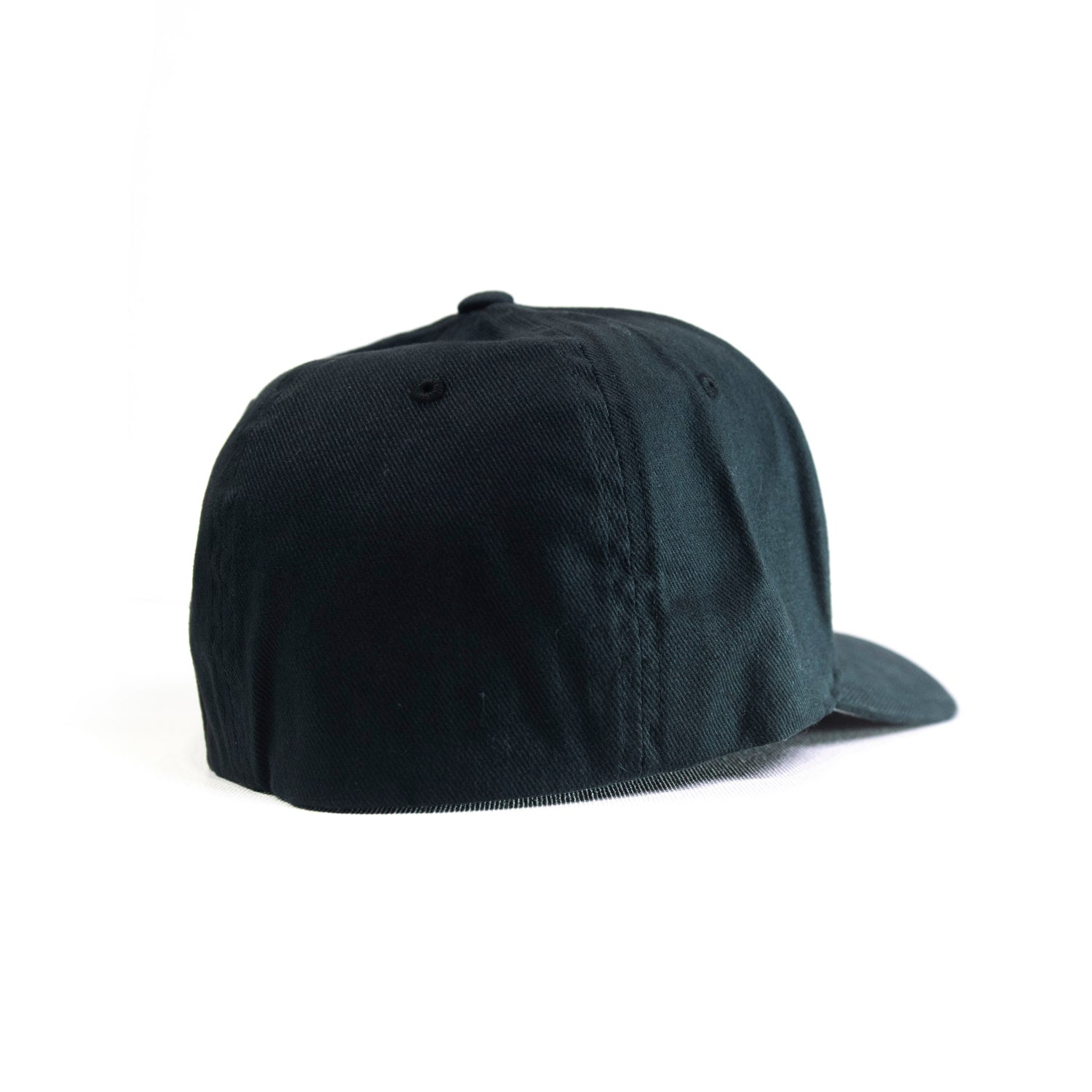 elitefts Crescent Flexfit Hat Black THE BACK OF THE HATE