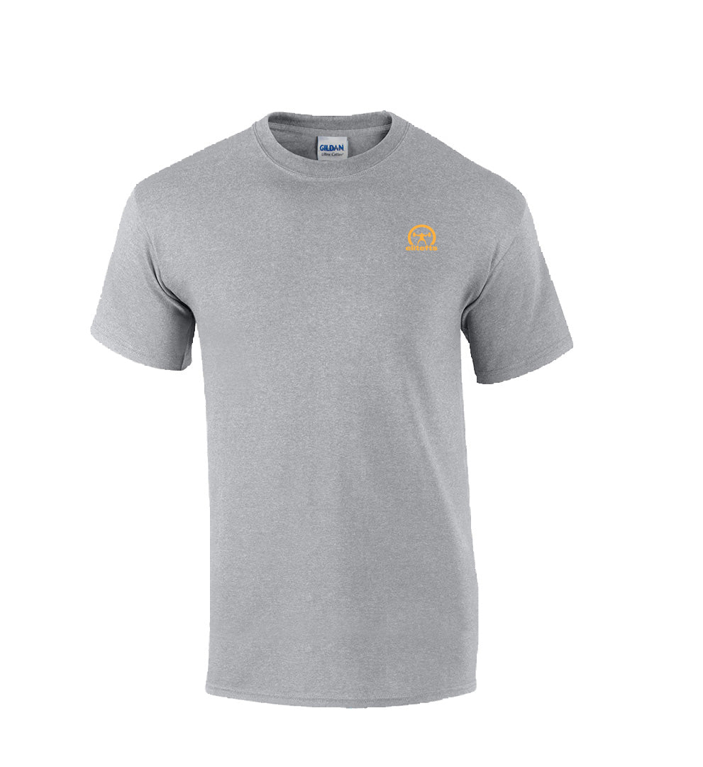 elitefts Crescent Gold Small T-Shirt grey
