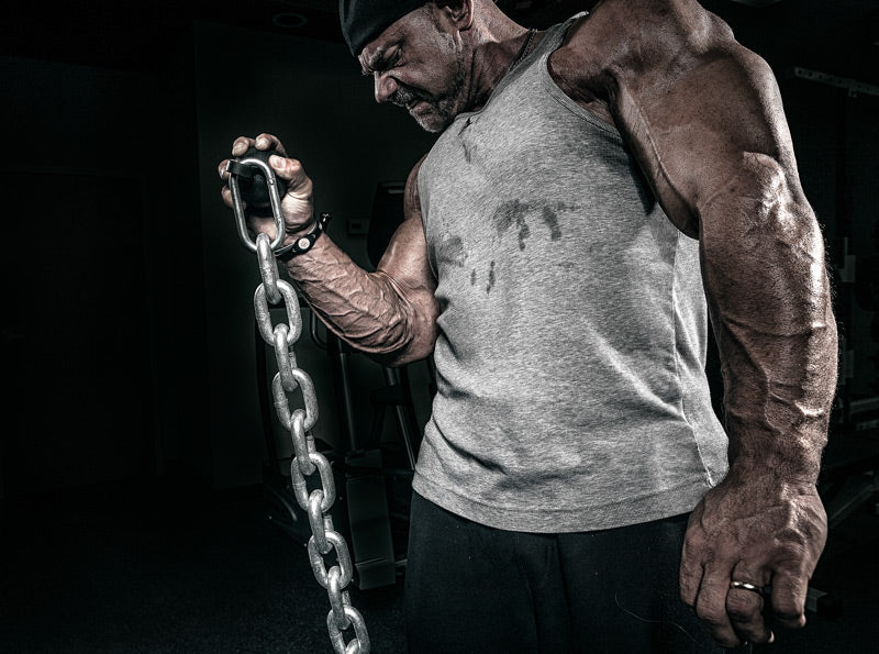 picture of using grenade ball for forearm work