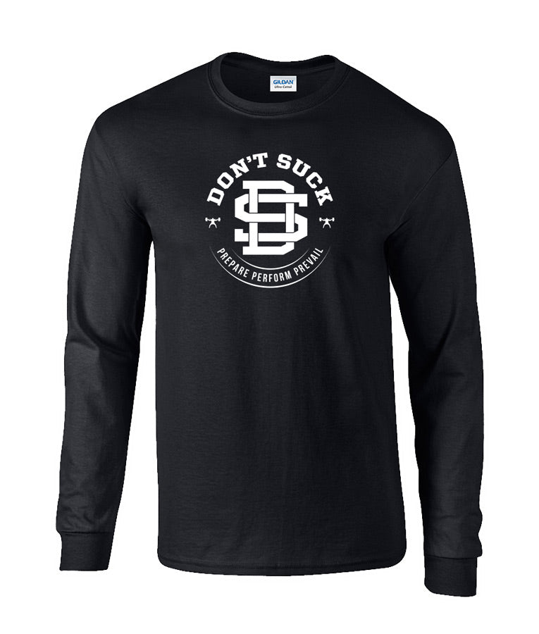 picture of elitefts Don't Suck Long Sleeve T-Shirt black