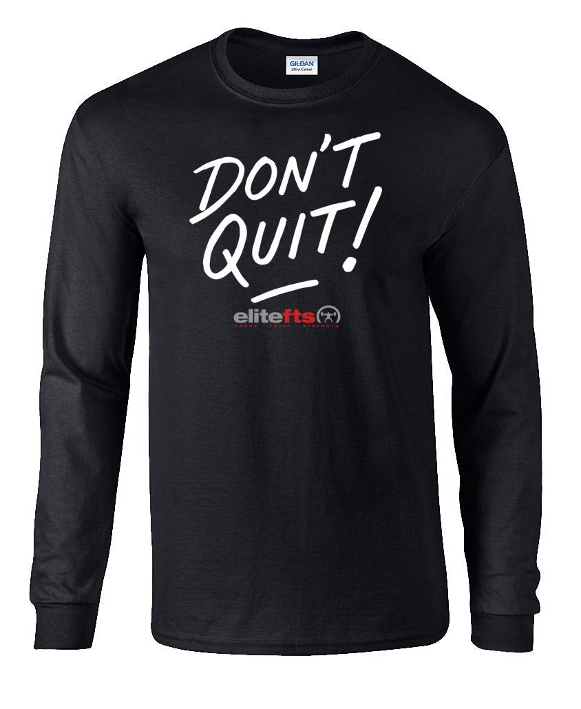 elitefts DQ Long Sleeve T-Shirt black
